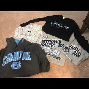 University of North Carolina shirts/ hoodie